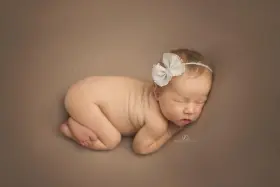 Amos And Sawyer 445007666638 Ivory Mohair Tieback Headband Photography Prop Newborn Toddler Child Adult #3