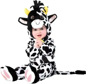 8401600 Amscan Black And White Mini Moo For Toddlers - 1 Pc. Adorable Costume 6-12 Months