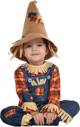 8405239 Amscan Tiny Scarecrow Costume Kit - Baby 12-24 Months Multicolor 1 Set