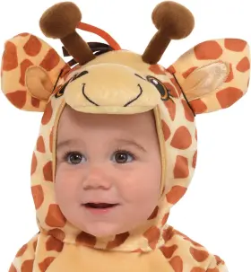 845912 Amscan Junior Giraffe Halloween Costume For Babies 6-12 Months #3