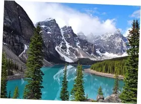 Mountain-18-53 Beleco 5x3ft Fabric Mountain Backdrop National Park Scenery Mountain-18