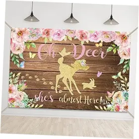 Bellimas B210185dk Cartoon Farm Animals Barnyard Party Backdrop Red Barn Door Blue Sky Kids