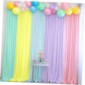 Bj020101djs Bj02 10x7ft Unicorn Backdrop Curtain - Magical Pastel Background For Birthdays