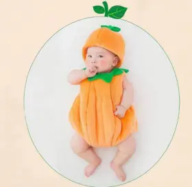 Hallo2309 Brand Cngyni Infant Halloween Costume Baby Boy Girl Pumpkin Cutie Pie #2