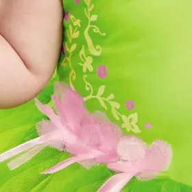 85613v Brand Disney Disguise Baby Girlsft Tinker Bell Deluxe Infant 6-12 Mths Green #2