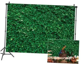 Xxs-dm083-7x5-fba Cgxins 7x5ft Green Leaves Photography Backdrops Nature Grass Picture