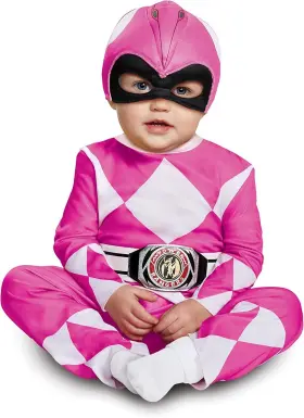 67381w Disguise Pink Ranger Infant Child Costume 12-18 Months