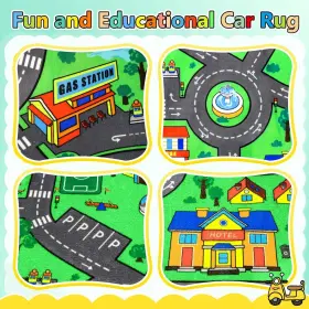 Erfft-1 Diysani Kids Rug City Road For 3x5 Ft Car 3ft X 5ft Rectangular #2