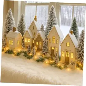 Drydiet Ykh-drydiet-1091 2.6 X 7.9 Ft Christmas Fake Snow Blanket Fuzzy Faux Fur 32 94 Inches 1