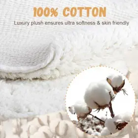 5263428639 Ecbuy Area Rugs For Kids Cloud Shape Baby 39.5x25.5 Inch Pack Of 1 White #3