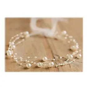 Edera Store 761426725945 Newborn Photography Props Baby Photoshoots Pearl Headbands Girl Photo Posing #2