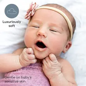 First Landings 795152429396 Newborn Photography Wraps 3-pack - 16 Inch X 64 Soft Knit Baby Wrap Receiving Bl #2