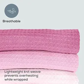 First Landings 795152429396 Newborn Photography Wraps 3-pack - 16 Inch X 64 Soft Knit Baby Wrap Receiving Bl #3