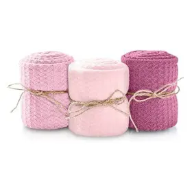First Landings 795152429396 Newborn Photography Wraps 3-pack - 16 Inch X 64 Soft Knit Baby Wrap Receiving Bl