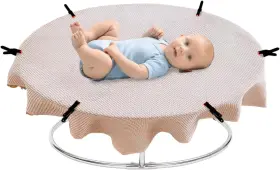 Goto7 445042049007 Newborn Photography Posing Stand Stainless Steel Photoshoot With