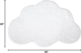 18hbd004 Habudda Area Rug Bedroom Playroom Classroom Kids 1 Count Pack Of White #2