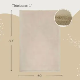 Hm-cp-200-150-b Hakuna Matte Stylish Coral Velvet Baby Play Mat 60 Inch X 80 Beige Soft 1 #3