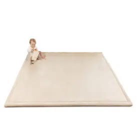 Hm-cp-200-150-b Hakuna Matte Stylish Coral Velvet Baby Play Mat 60 Inch X 80 Beige Soft 1