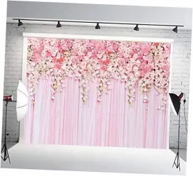 D-9354-8x6fta Hua Backdrop Ltd 8x6ft Large Horizontal Flower Photography Ladies Rose Floral Photo