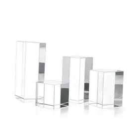 Kapulapujiangshuijinggongyipinyouxiangongsi Gs2435901 Clear Polished Glass Cube Photo Props Transparent Solid