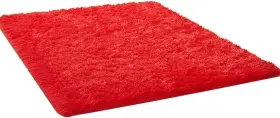 Kekon Com-kkjjdt0190-40 Ultra Soft Indoor Modern Square Area Rugs 1 Inch X Rectangular Red