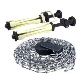 Kug068512 Kupo Background Paper Drive Set With 13ft Metal Chain Yellow/gray/black