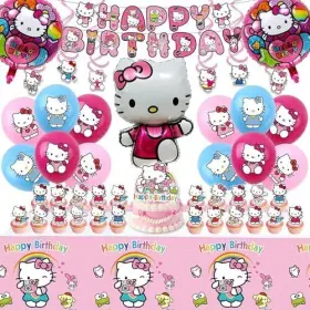 Lemoneon 606582639456 Kitty Birthday Party Supplies Decorations Set Including Banner #2