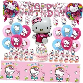 Lemoneon 606582639456 Kitty Birthday Party Supplies Decorations Set Including Banner