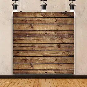 S21-25x25nsw11333 Lfeey Wood Backdrop For Party Photography Wooden 8x8ft Vinyl Rustic #3
