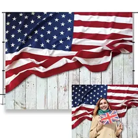 S21-3x25nsw09024 Lfeey 10x8ft American Flag Backdrops For Photography Independence Day Us 3x25nsw09024 #2