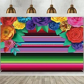 Bsgn-dm13-9x6 Maqtt 9x6ft Mexican Carnival May 5th Theme Festival Backdrop Colorful #2
