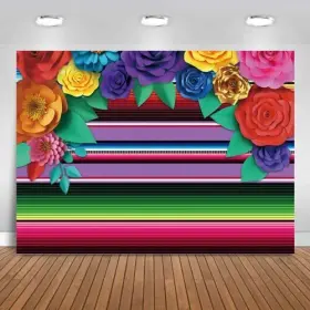 Bsgn-dm13-9x6 Maqtt 9x6ft Mexican Carnival May 5th Theme Festival Backdrop Colorful #3
