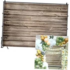 Q7-22x15nsw08894nam Ofila Fabric Wood Backdrop For Photography Wooden Backdrops 7x5ft