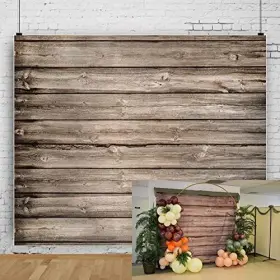 Q7-3x25nsw08894nam Ofila Fabric Wood Backdrop For Photography Wooden Backdrops 10x8ft #2