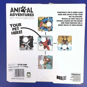 Pp3100tx Paladone Animal Adventures Pet Photo Booth Cats Small Dogs 5 Sided Cube #3