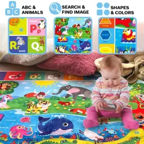 112x80playmat Quokka Giant Baby Play Mat For Floor - 112x80 In Large Abc Big #2