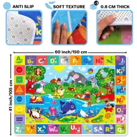 112x80playmat Quokka Giant Baby Play Mat For Floor - 112x80 In Large Abc Big #3
