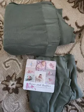 Roses And Ruffels 766484214967 Newborn Photography Props Stretch Wrap Blanket For Baby B