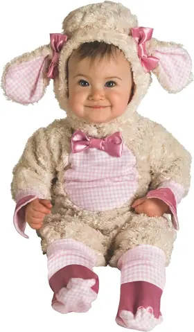 885354 Rubies Baby Girlsft Lucky Little Lamb Costume 12-18 Months Pink