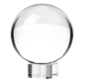 Sybl 782950466654 3 Inch80mm Clear Ball Globe With Stand For Wedding/home/office Decorati