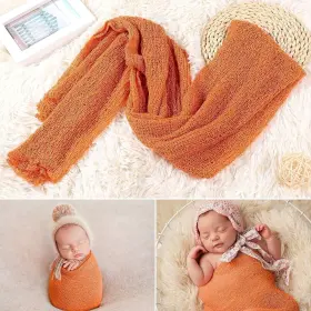 Tinksky And Jlika 445032532557 Long Ripple Wrap Diy Newborn Baby Photography Wrap-baby Photo Props X4