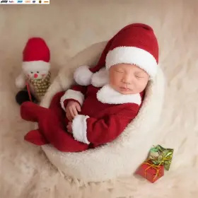 Usa-viralfinds 744759784810 Newborn Baby Photography Props Posing Mini Sofa White Round Studio Auxiliar