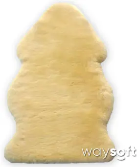 Wsbaby1 Waysoft 791102600426 Baby Sheepskin Rug Oeko-tex Certified Safe And Natural 36x24 Yellow #3