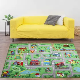 Yincimar Ym03wh01 Kids Carpet Playmat Rug 5ft X 6ft6 Inch Extra Large 6ft 6 Green