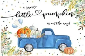 Yingeqiao2022-021226182305 Yingeqiao Baby Shower Photography Backdrop A Sweet Pumpkin Is On The Way Newborn #3