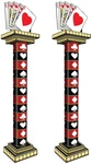 Beistle 7FT Casino Column Props 2PC Cardboard Las Vegas Theme Decora -. Fixed Price $151.56.