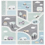 Safavieh Carousel Kids Collection Accent Rug - 33 X 53 Grey Light Blue. Fixed Price $79.62.