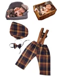 Cutebbphoto Newborn Baby Boy Suspender Pants Outfits Gentleman Photogra.... Fixed Price $29.37.