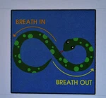 Flagship Carpets Figure Eight Snake Childrens Door Mat Small Area Rug 30" X. Fixed Price $27.49.