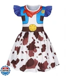 Eledobby Princess Costume Girls Toddler Cowgirl Dress Halloween Cosplay. Fixed Price $20.00.